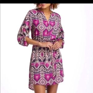 Anthropologie Maeve Ikat Frequencies Dress S EUC